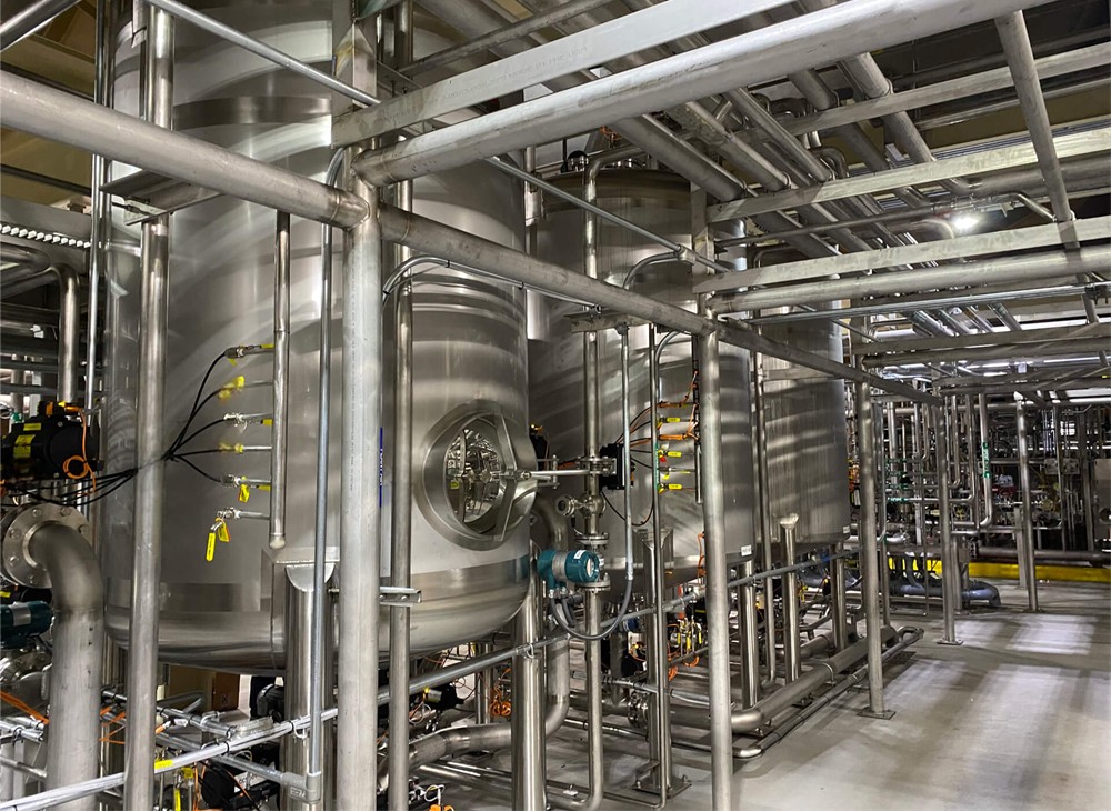 syrup mixing tank, syrup production line